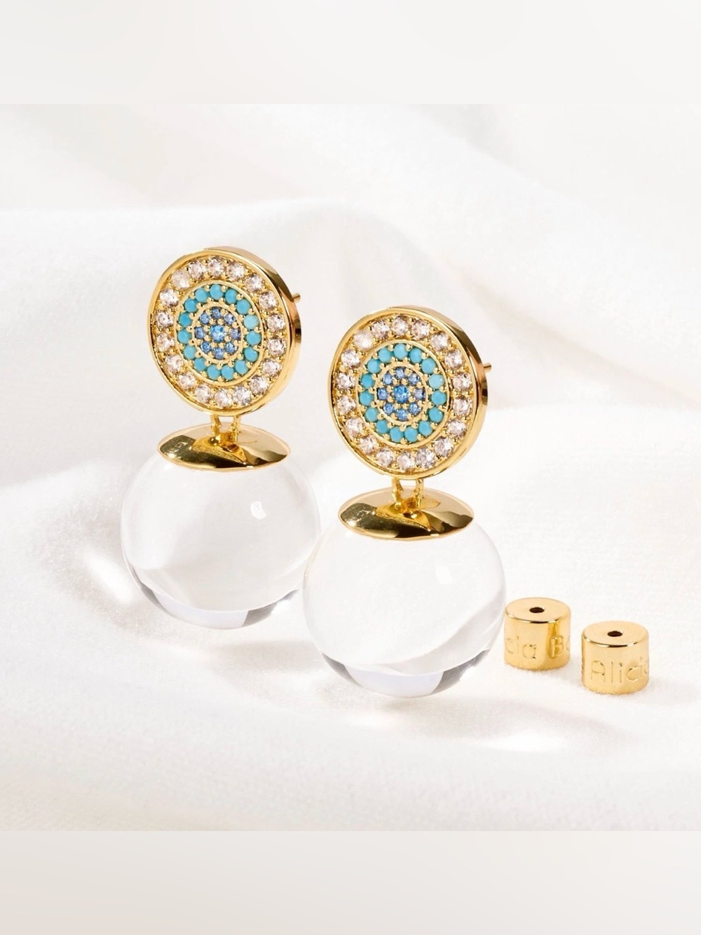Alicia Bonnie Gold Lyra Drop
Earrings NEW